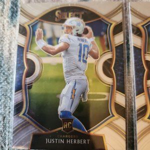 2020 Select Concourse Justin Herbert #44 Rookie RC LA CHARGERS